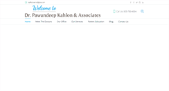 Desktop Screenshot of drpkahlon.com