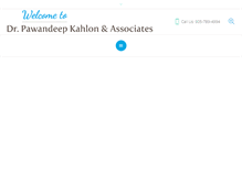 Tablet Screenshot of drpkahlon.com